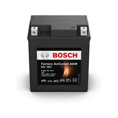 Bosch FA101 (M6 006, YTX7L-4, YTX7L-BS)gyrilag aktivlt AGM motorakkumultor, 12V 6Ah 100A Motoros termkek alkatrsz vsrls, rak