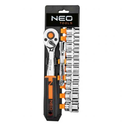 Dug�kulcsk�szlet 12db, 3/8" NEO TOOLS (NEOTOOLS)