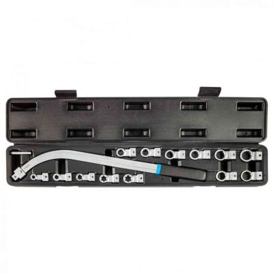 Fesz�t�g�rg� kulcs cser�lhet� fejekkel, 15db