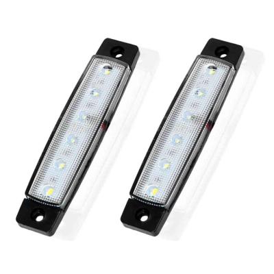 25170 6LED-es sz�less�gjelz� - feh�r - E-jel -12-24V AUTOLIFE