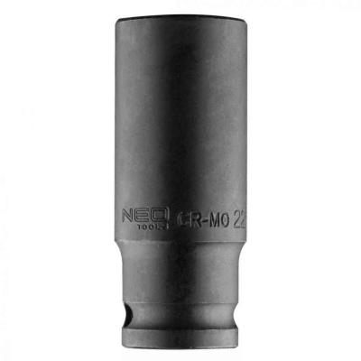 Hossz� G�pi dug�kulcs 1/2", 22mm, Cr-Mo NEO TOOLS (NEOTOOLS)