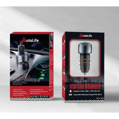 13016 Aut�s gyorst�lt� 07AC+ - 48W - Quick Charge 3.0 - 12-24V LED Ambiance AUTOLIFE