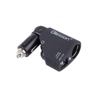 13252 Kettes USB eloszt� szivargy�jt� aljzattal  - �ll�that� 12/24V AUTOLIFE