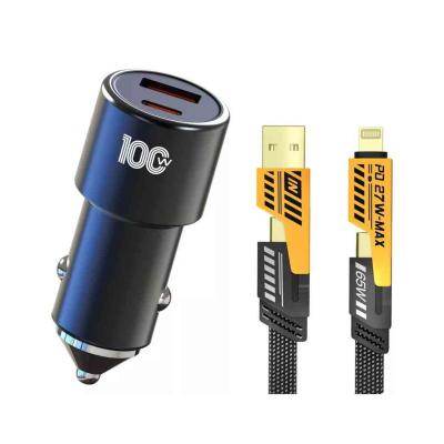 100W-os Gyors t�lt� USB/USB-C + 65W-os 4 az 1-ben t�lt� k�l�nb�z� t�lt�fejekkel - 5A 12-24V AUTOLIFE