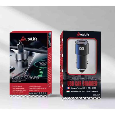 02AC Aut�s Gyorst�lt� 100W - USB & USB-C 12/24V AUTOLIFE