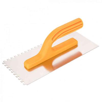 Ac�l sim�t�, fogazott, rozsdamentes, - 280x130mm, 6x6x6mm fog TOPEX