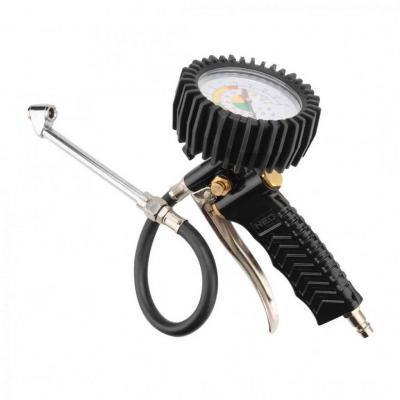Pneumatikus ker�kf�v� pisztoly, nyom�sm�r�vel 80mm, duppla szelepes, teheraut� NEO TOOLS (NEOTOOLS)