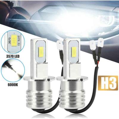 H3 LED Aut�s f�nysz�r� szett - 3570LED 6000K 7.5W 12V AUTOLIFE