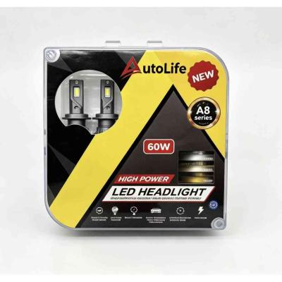 3 sz�n� vil�g�t�s - H11 LED F�nysz�r� Szett 3in1 - 12V/24V - 60W - CANBUS AUTOLIFE