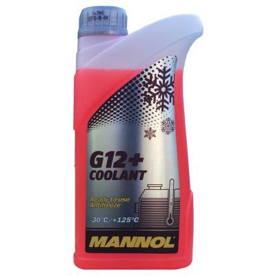 Mannol 4212-1 - G12+ Coolant fagyll, kszre kevert, piros, 1kg. -30C