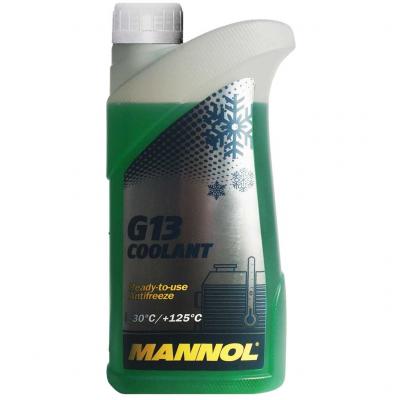 Mannol 4213-1 - G13 Coolant fagyll, kszre kevert, zld, 1kg. -30C