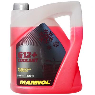 Mannol 4212-5 - G12+ Coolant fagyll, kszre kevert, piros, 5kg. -30C