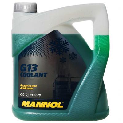 Mannol 4213-5 - G13 Coolant fagyll, kszre kevert, zld, 5kg. -30C