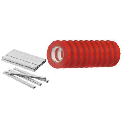 N�v�nyk�t�z� szalag + kapocs k�szlet 25m szalag + 10,000 kapocs, 15G455-h�z VERTO