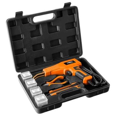 M�anyag forraszt�/hegeszt� pisztoly k�szlet kapcsokkal 50W, 200 db kapocs Szersz�m - Forraszt�stechnika alkatr�sz v�s�rl�s, �rak