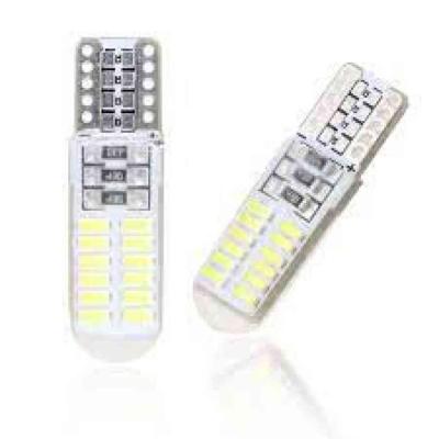 SMD-T10-3024SMD-2  2db-os SZILIKON - feh�r - 12V CANBUS AUTOLIFE