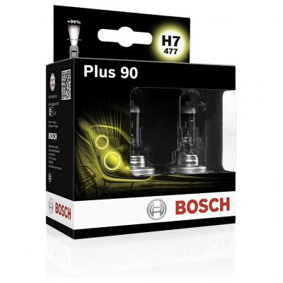 Bosch 1 987 301 075 12V 55W H7 PX26d Plus 90 fnyszrizz, 2db BOSCH