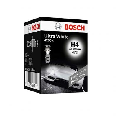 Bosch 1 987 302 141 12V 60/55W H4 P43t-38 Ultra White fnyszrizz BOSCH
