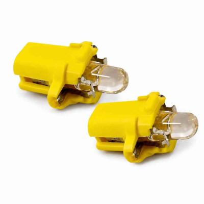 M�szerfal LED 12V S�rga p�rban B8.5D AUTOLIFE