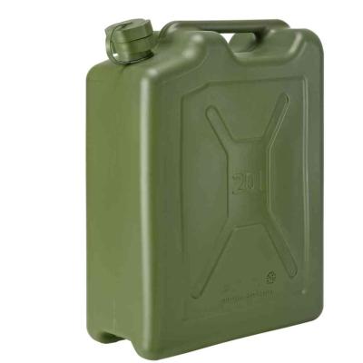 Katonai olajz�ld �zemanyagkanna 20 l PE, flexi cs�vel PRESSOL