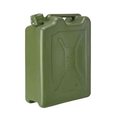Katonai olajz�ld �zemanyagkanna 20 l PE, flexi cs�vel PRESSOL