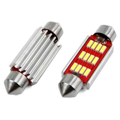 SMD-ROOF-10SMD-41 -2  2db-os 36MM Szofita Led 12V h�t�bord�s CANBUS AUTOLIFE