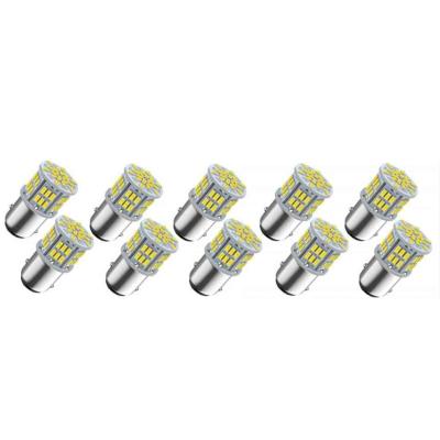 SMD-S25-3054SMD - 10db-os 21/5W 1157-54SMD - feh�r - 12V AUTOLIFE