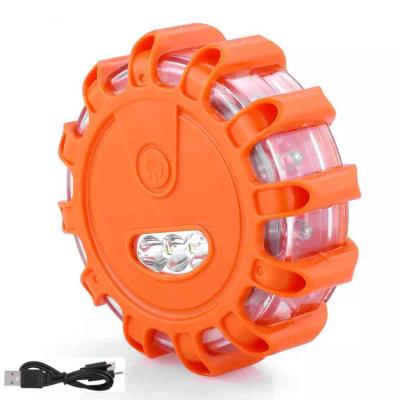 Aut�s v�szjelz� l�mpa - 12 + 3 LED, akkumul�toros, USB / USB-C t�lt�ssel AUTOLIFE