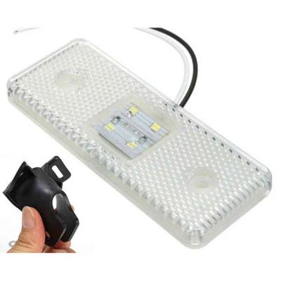 6 LED-es sz�less�gjelz� tart�val - feh�r 12-24V - NEM E jeles AUTOLIFE