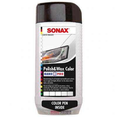SONAX 29600-544 Polish&Wax Color, polírozó, fehér, Nano Pro, 500ml Autóápolás alkatrész vásárlás, árak