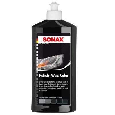 SONAX 296100 Polish&Wax Color, polroz, fekete, Nano Pro, 500 ml