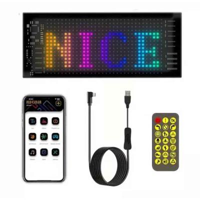Matrix Pixel LED panel, Bluetooth vez�rl�s, Alkalmaz�ssal programozhat�, 16x32 LED, 7x17cm, v�z�ll� AUTOLIFE