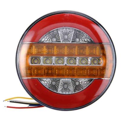 H�ts� Kerek LED l�mpa - 3 funkci�s - 24V - 140mm W15655-2 AUTOLIFE
