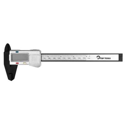 Tol�m�r� 150mm, digit�lis, kompozit m�anyag TOP TOOLS (TOPTOOLS)