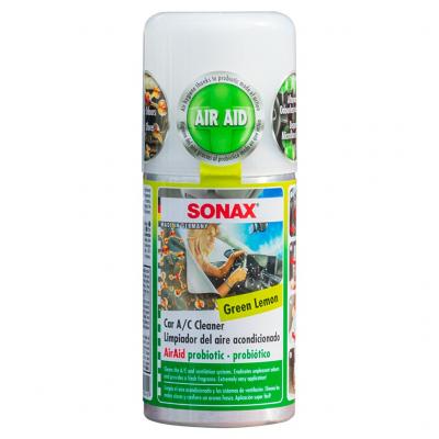 SONAX 323400 Klima Power Cleaner, prmium klmatisztt spray Green Lemon, 100 ml