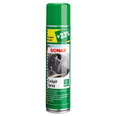 SONAX 343300 CockpitPfleger, mszerfalpol, citrom, 400 ml