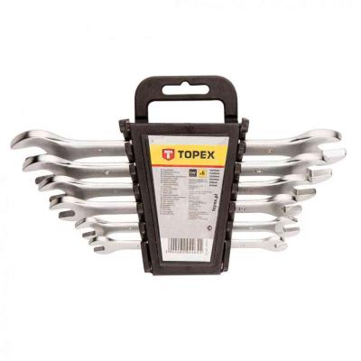 Vill�skulcs k�szlet 6-17mm 6db,cv TOPEX