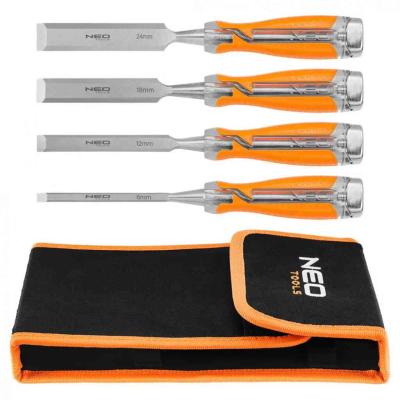 Fav�s� k�szlet 4 db-os 6, 12, 18, 24. K�tkomponens� markolat, gy�ngyv�szon tok NEO TOOLS (NEOTOOLS)