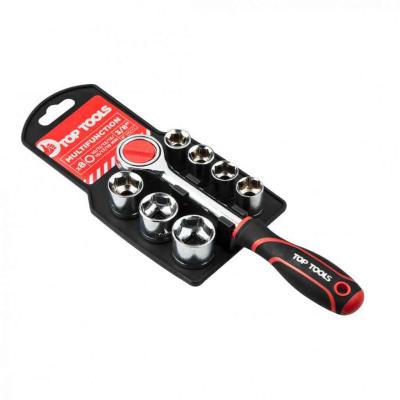 Dug�kulcsk�szlet 3/8" 8db TOP TOOLS (TOPTOOLS)