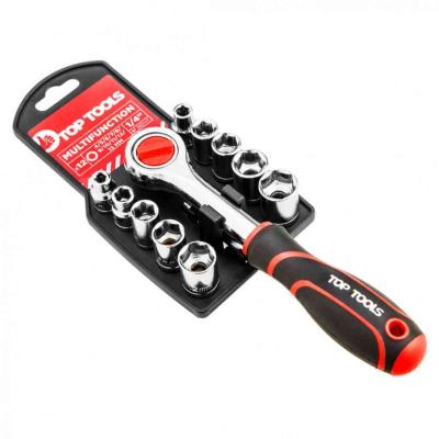 Dug�kulcsk�szlet 1/4", 12db TOP TOOLS (TOPTOOLS)