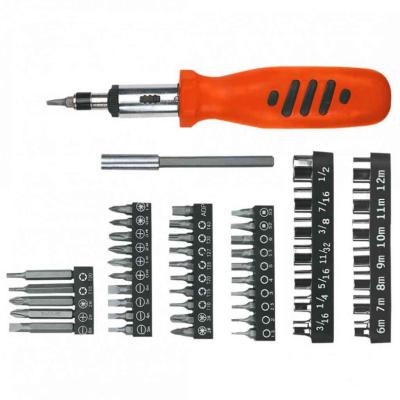 Bitfejes csavarh�z� k�szlet 52db, racsnis TOP TOOLS (TOPTOOLS)