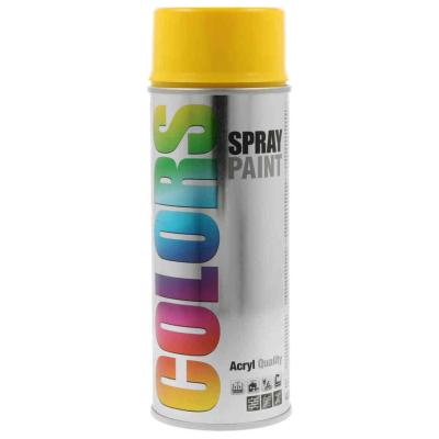 Colors 408709 RAL 1023 k�zleked�si s�rga akril fest�k spray, 400ml MOTIP