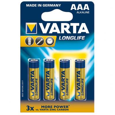 Varta AAA 4db Longlife mikro elem