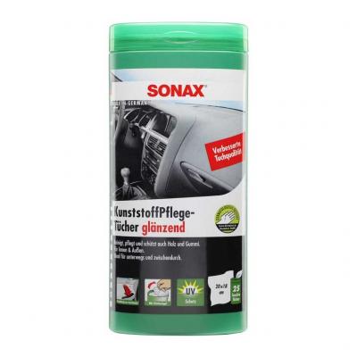 SONAX 412100 Kunststoffpflege Tcher, manyagpol kend (bels), fnyes SONAX
