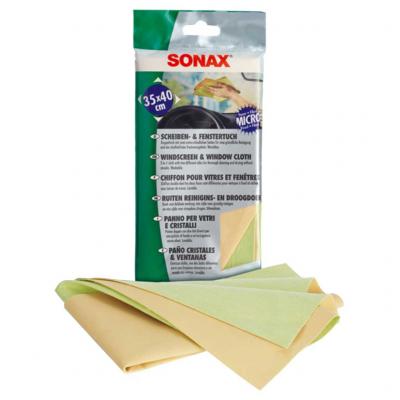 SONAX 416700 Scheiben- & FensterTuch, szélvédő és ablak ápoló kendő, 2in1, 1 db Autóápolás alkatrész vásárlás, árak