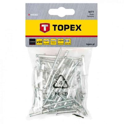 Popszegecs 3.2x10mm, 50db TOPEX