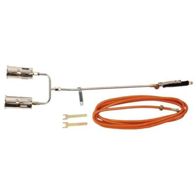 G�zforraszt�, perzsel�, g�z�g� k�szlet dupla, 2x60mm (110kW) �g�fej, sz�r 50cm, t�ml� 5m TOPEX