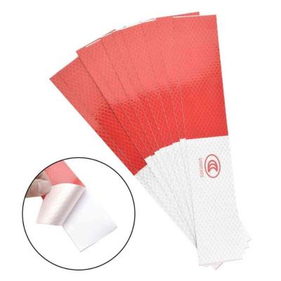 10DB-os F�nyvisszaver� cs�k piros-feh�r A36022 30cm x 5cm AUTOLIFE