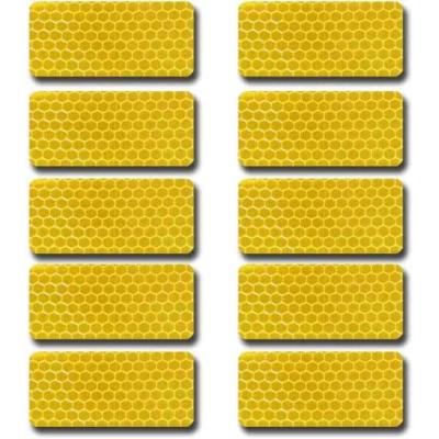10DB-os F�nyvisszaver� cs�k s�rga A36039 30cm x 5cm AUTOLIFE