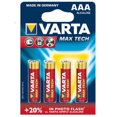 Varta AAA 4db Max Tech mikro LR03 elem VARTA